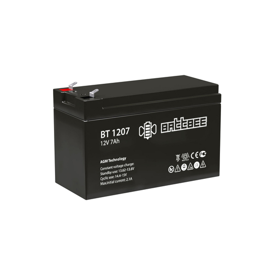 Аккумулятор BattBee BT 1207 (12В/7 А·ч) - 1