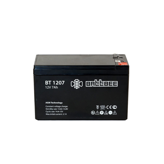 Аккумулятор BattBee BT 1207 (12В/7 А·ч) - 3