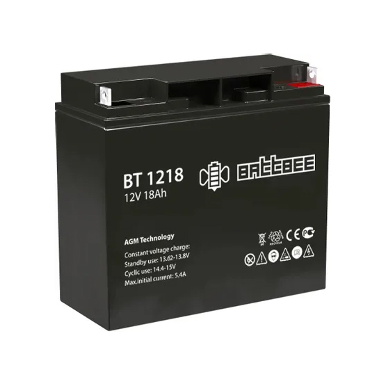 Аккумулятор BattBee BT 1218 (12В/18 А·ч) - 2