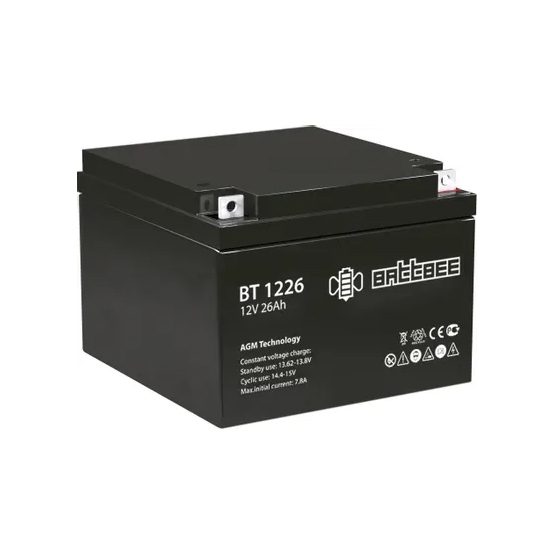Аккумулятор BattBee BT 1226 (12В/26 А·ч) - 1