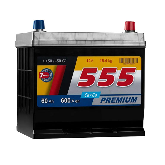 555 Asia 60 A/h 600 A R+ 230x170x220 мм - 1