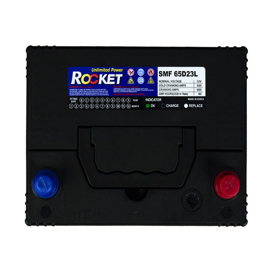 Rocket Asia 60 A/h 520 A R+ 230x170x220 мм - 3