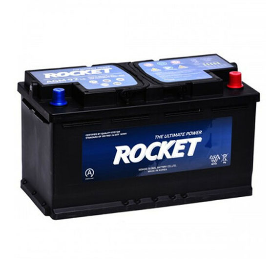 Rocket AGM 92 A/h 850 A R+ 353x175x190 мм - 1