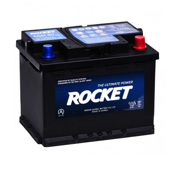 Rocket AGM 60 A/h 640 A R+ 242x175x190 мм - 1