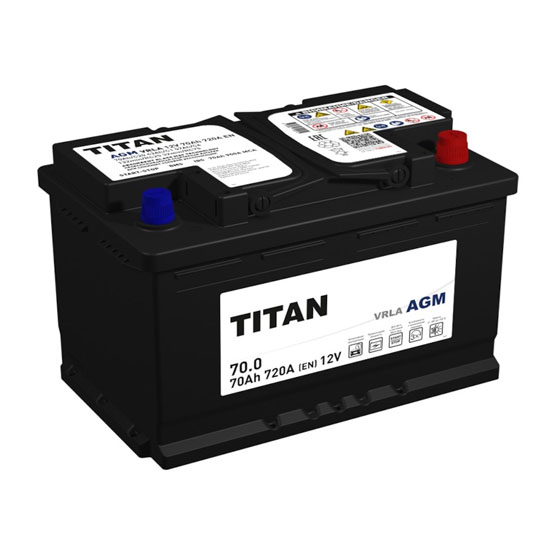 Titan AGM L3 70 A/h 720 A R+ 278x175x190 мм - 1