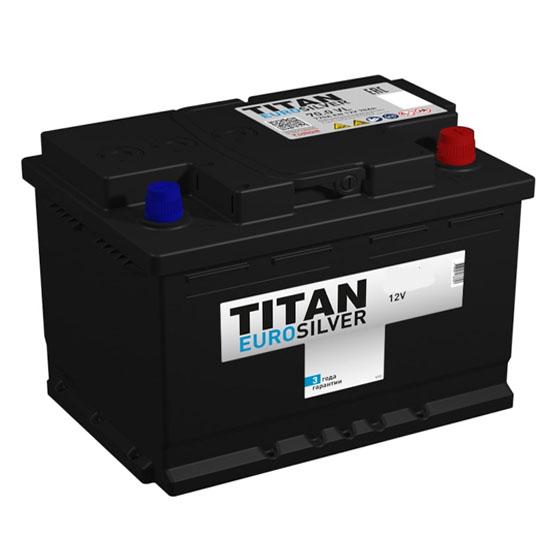Titan Eurosilver 75 A/h 720 А R+ 278x175x190 mm - 1