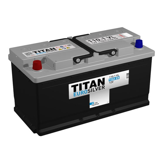 Titan Eurosilver L5 110 A/h 930 А L+ 353x175x190 мм - 1