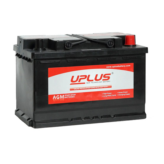 UPlus AGM Start/Stop 70 A/h 760 A R+ 278x175x190 мм - 1