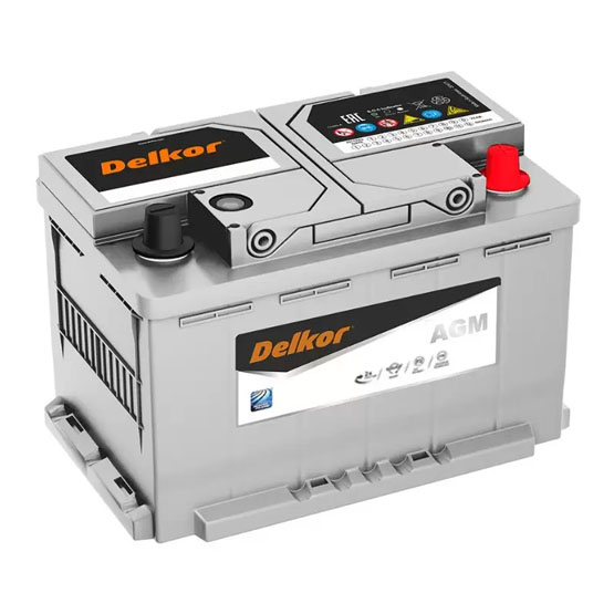 Delkor AGM 70 A/h 760 A R+ 278х175х190 мм - 1