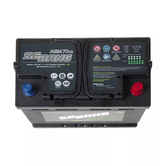 SeBang AGM L3 70 A/h 760 А R+ 278x175x190 мм - 2