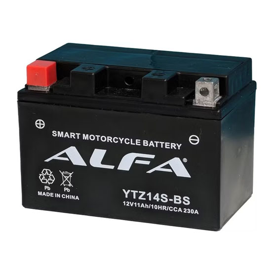 Alfa YTZ14S-BS 11 A/h 230 A L+ 150x88x110 мм - 1