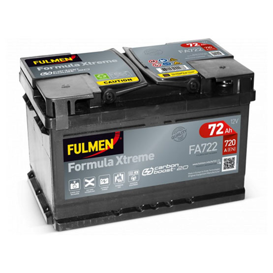 Fulmen Formula Xtreme FA722 72 A/h 720 A R+ 278x175x175 мм - 1