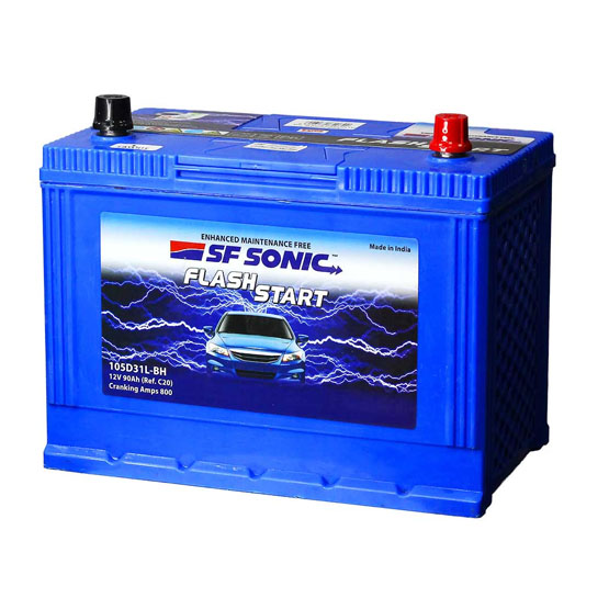 SF Sonic 105D31L 90 A/h 800 A R+ (борт.) 306x173x225 мм - 1