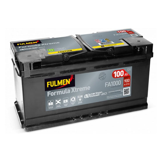 Fulmen Formula Xtreme FA1000 100 A/h 900 A R+ 353x175x190 мм - 1