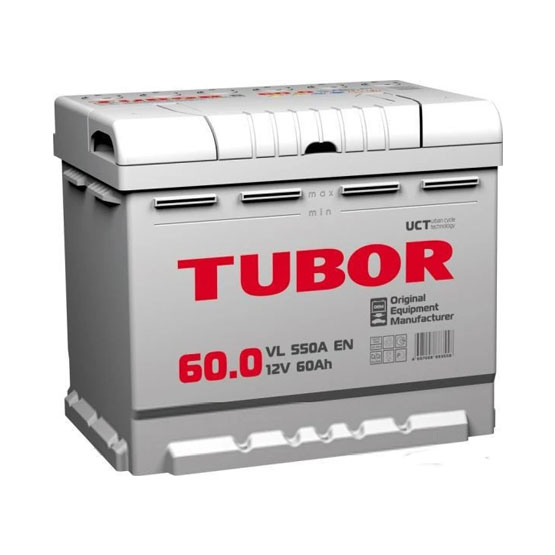 Tubor OEM 60 A/h 550 A R+ 242x175x190 мм - 1