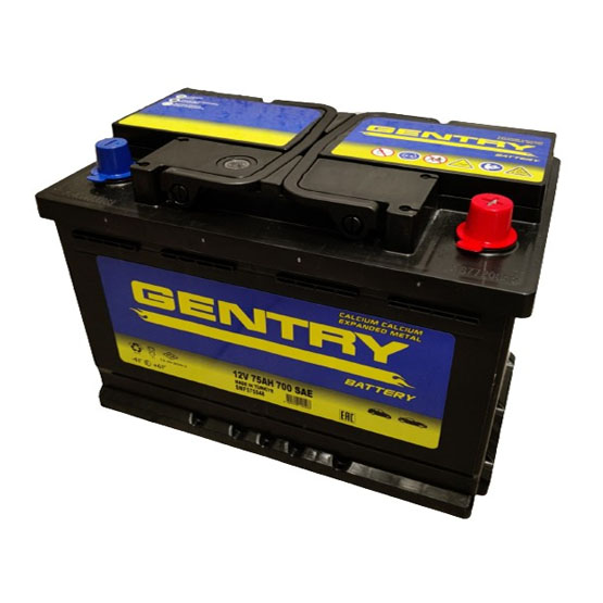 Gentry 75 A/h 700 A R+ низкий 278х175x175 мм - 1