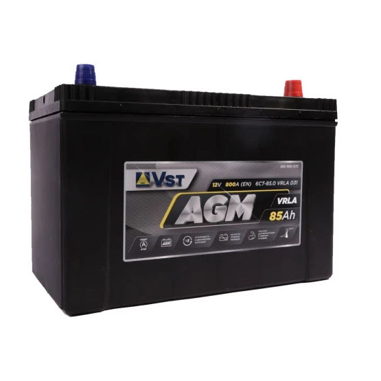 VST AGM 6СТ-85.0 VRLA D31 85 A/h 800 A R+ 310x175x220 мм - 1