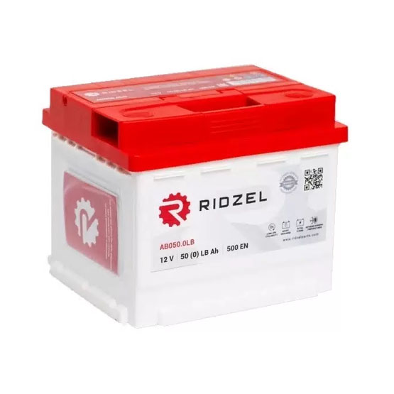 Ridzel AB 050.0LB 50 A/h 500 A R+ 207x175x175 мм - 1