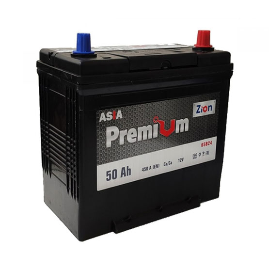 Zion Premium Asia 50 A/h 450 A R+ 230x129x200(220) мм - 1