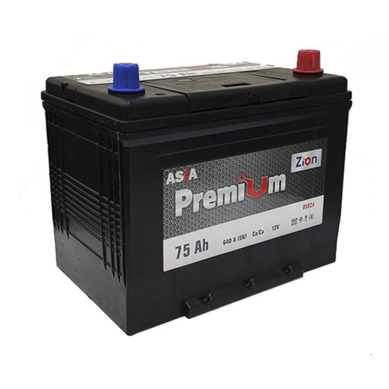 Zion Premium Asia 75 A/h 640 A R+ 260x175x200(220) мм - 1
