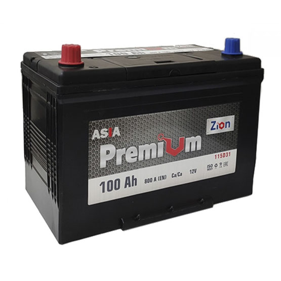 Zion Premium Asia 100 A/h 800 A L+ 310x175x200(220) мм - 1