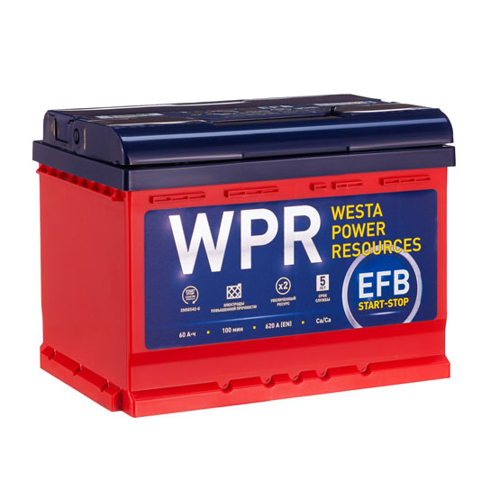 WPR EFB 60 A/h 620 A R+ 242x175x190 мм - 1