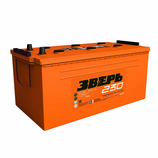 Зверь 6СТ-230 Евро 230 A/h 1650 A L+ 518x274x223 мм - 1
