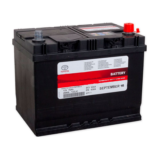 Toyota 28800-YZZJC 70 A/h 630 A R+ 260x175x200(220) мм - 1