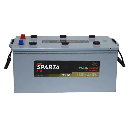 Sparta +EFB 6CT-240e 240 A/h 1350 A L+ 518x274x223 мм - 2