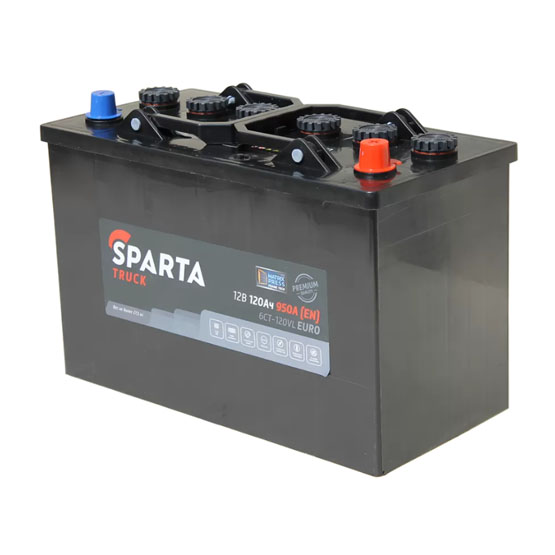 Sparta 6СТ-120Е 120 A/h 950 A R+ 349x175x223 мм - 3