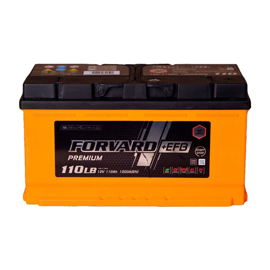 Forvard EFB Premium LB 110 A/h 1000 A R+ 353x175x175 мм - 1