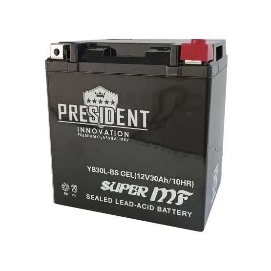 President YB30L-BS iGel 30 A/h 400 А R+ 166x126x175 мм - 1