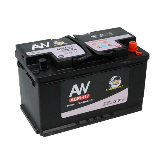 AW AGM 80 A/h 800 A R+ 315x175x190 мм - 1