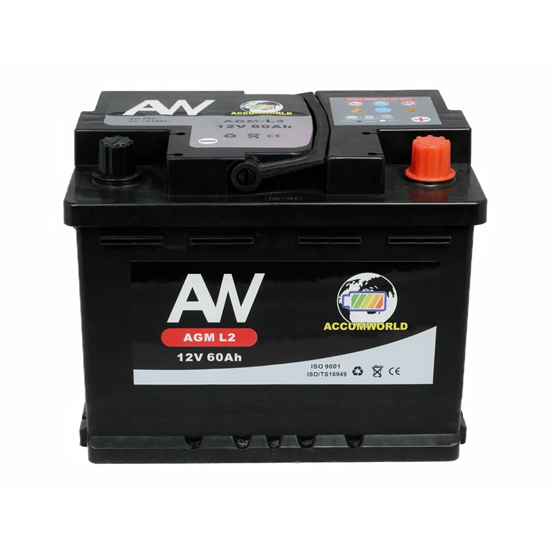 AW AGM 60 A/h 660 A R+ 242x175x190 мм - 1