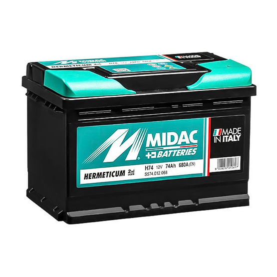 Midac Hermeticum S574.012.068 74 A/h 680 А R+ 278x175x190 мм - 1