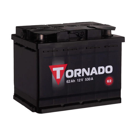 Tornado 62 A/h 530 A R+ 242x175x190 мм - 1