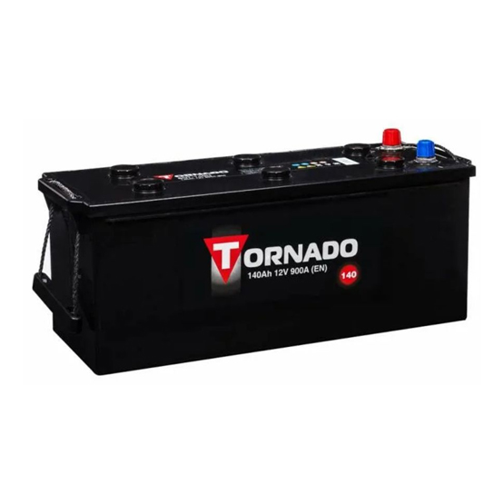 Tornado 140 A/h 900 A L+ 513x189x213 мм - 1