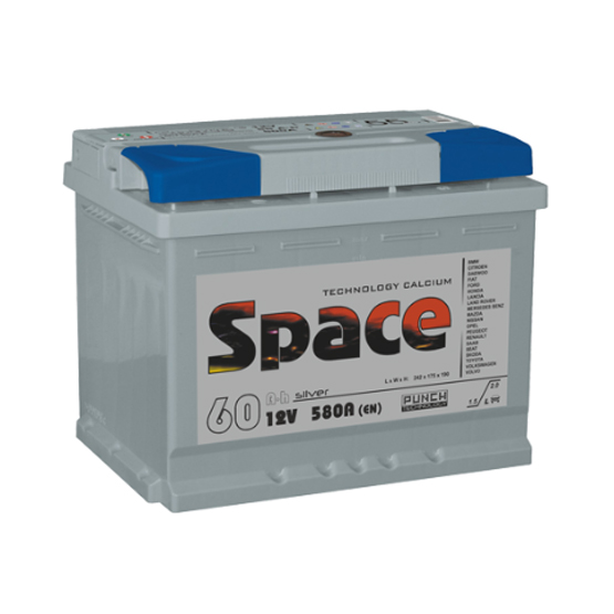 Space 60 A/h 580 A R+ 242x175x190 мм - 1