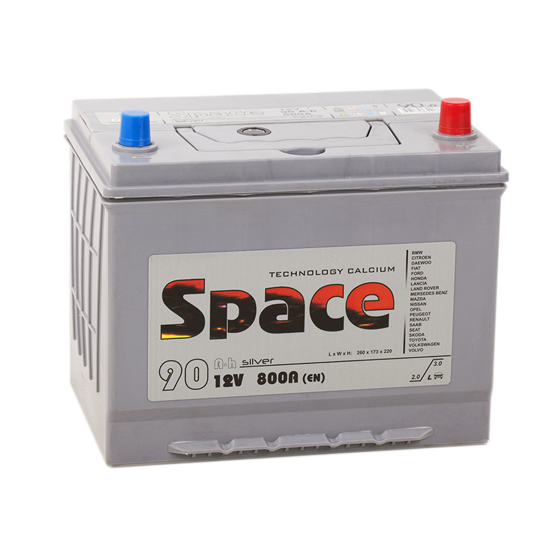 Space 115D26L 90 A/h 800 A R+ 260x175x200(220) mm - 1