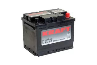 Kraft Premium 60 A/h 600 A R+ 242x175x190 мм - 2