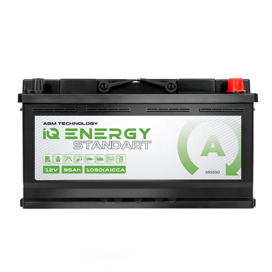 IQ Energy Standart AGM 95 A/h 1050 А R+ 353x175x190 мм - 3