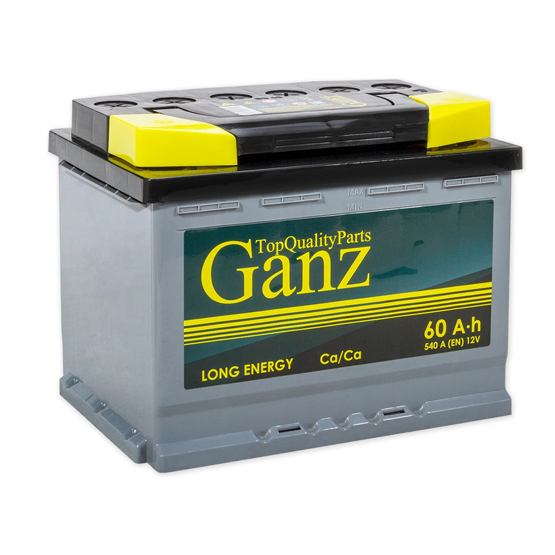 Ganz 60 A/h 540 A R+ 242x175x190 мм - 1