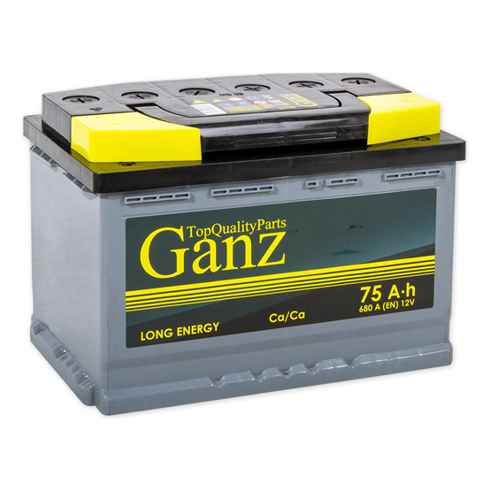 Ganz 75 A/h 680 A R+ 278x175x190 мм - 1