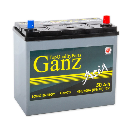 Ganz Asia 50 A/h 480 A R+ 238x128x220 mm - 1