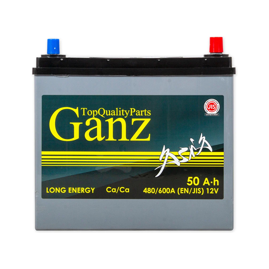 Ganz Asia 50 A/h 480 A R+ 238x128x220 mm - 2