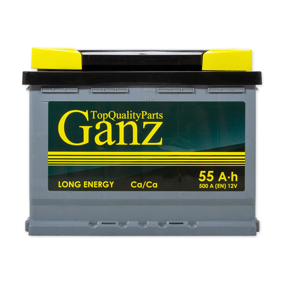 Ganz 55 A/h 500 A R+ 242x175x190 мм - 2