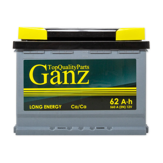 Ganz 62 A/h 560 A R+ 242x175x190 мм - 2