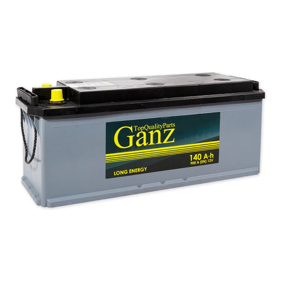 Ganz 140 A/h 900 A L+ 513x189x217 мм - 1