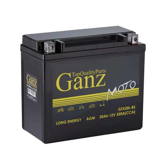 Ganz GTX20L-BS 20 A/h 350 A R+ 205x87x162 мм - 1