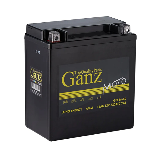 Ganz GTX16-BS 16 A/h 320 А L+ 150x87x159 мм - 1